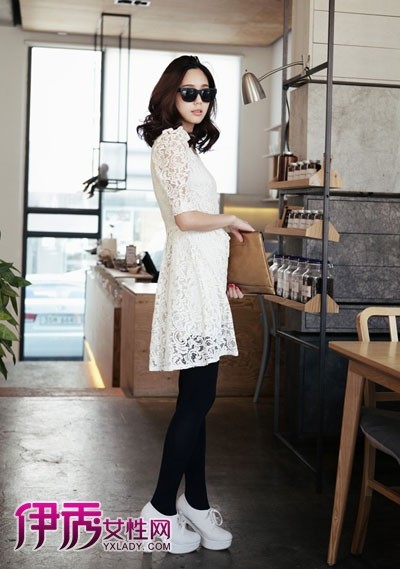 【组图】新款韩版蕾丝连衣裙 春夏装的纯情魅