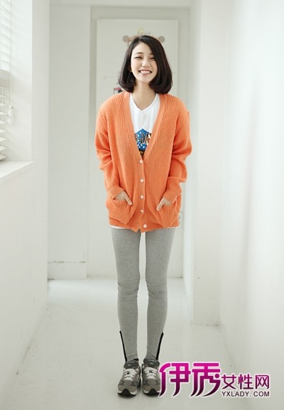 【图】秋季搭配v领针织开衫