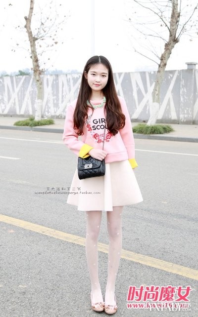 达人小雀<em>MM</em>春天清新<em>学院</em>风穿衣搭配(4)_潮流