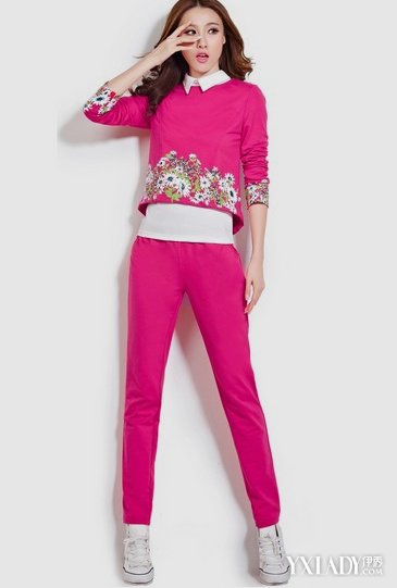 【图】学生运动服套装女 青春靓丽动起来(5)_学