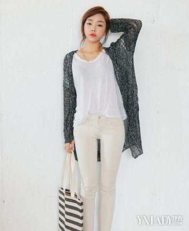 【图】<em>夏天长开衫搭配图片</em> 四款轻薄长开衫配