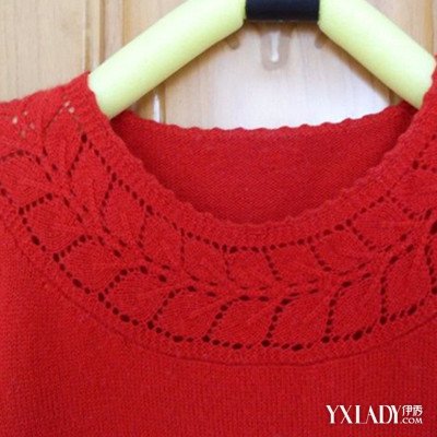 【图】毛衣叶子花图解 时尚的叶子花毛衣编织方法