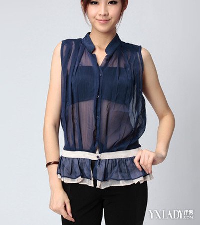 【图】街拍透明<em>衬衫</em>配<em>文胸</em>图曝光 3招教你挑选