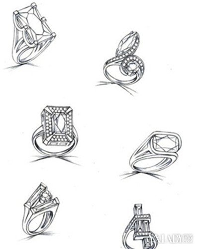 【图】简单戒指手绘设计图大全 diy属于自己的戒指!