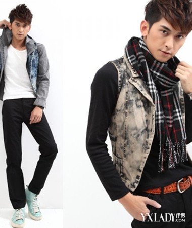 【图】盘点无袖<em>牛仔马甲搭配男</em> 4款搭配穿出无