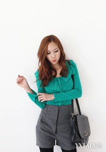 【图】高腰<em>毛呢短裤</em>款式盘点 矮个子的显高首