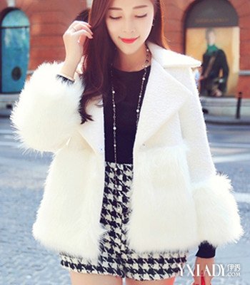 【图】羊绒外套大衣女冬装短款 短款外套搭美