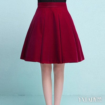 【图】酒红色半身裙搭配图片大全 5步曲轻松穿