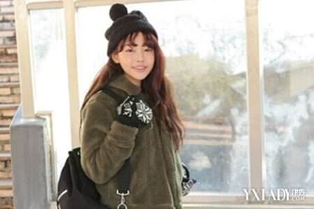【图】时尚帽子女冬韩国针织帽搭配图片 早春