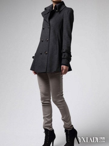 【图】新款女式羊绒大衣中长款灰色介绍 让冬