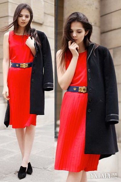【图】大红色连衣裙搭配外套怎么搭 推荐几款搭配红裙子的外套