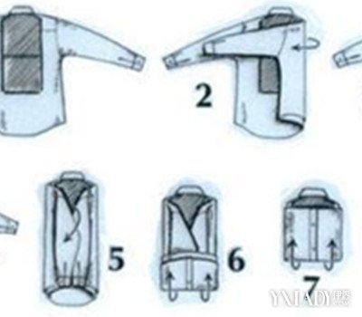 【图】介绍叠长袖衣服技巧图解 衣柜再也不会杂乱无章