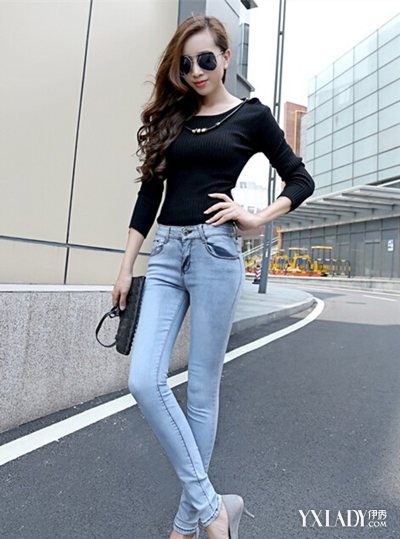 【图】高腰牛仔铅笔裤女春 四款让你轻松享瘦