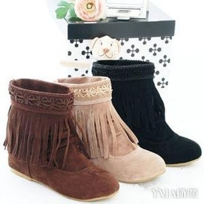 【图】流苏短靴怎么搭配衣服 淑女短靴打造动