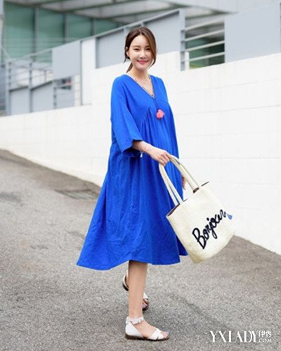 【图】深蓝色连衣裙搭配什么鞋子好 4款巧搭让你穿出优雅气质
