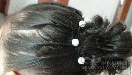 芭蕾小公主盘发diy(16)