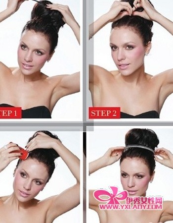 三款美发 自然典雅淑女<em>发型</em>让你做焦点(组图)(