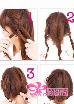 款日系超温柔和服盘发DIY(组图)_流行<em>发型</em>_美