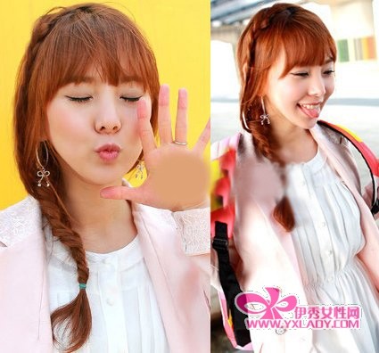 【齐刘海当道】夏日齐刘海发辫发型清凉舒爽