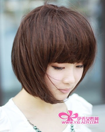 瘦脸发型+修出美美鹅蛋脸【组图】