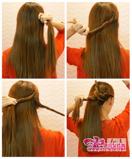 蝎子辫蜈蚣辫的编法+韩式编发的盘发侧编教程