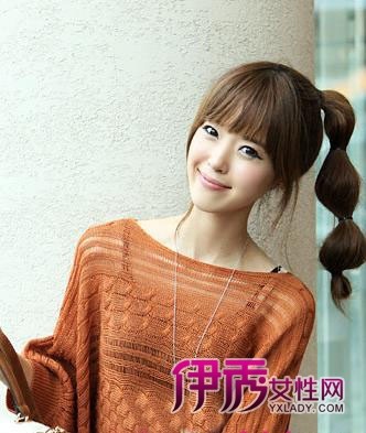 齐刘海卷发<em>随意</em>扎出<em>好看发型</em>【组图】_流行发