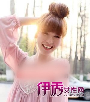 马尾蛋卷梨花头 16款<em>齐刘海发型</em>减龄扮嫩【图