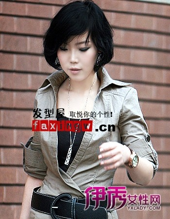 <em>瓜子脸女生</em>适合的<em>短发发型</em>(3)_流行发型_美容