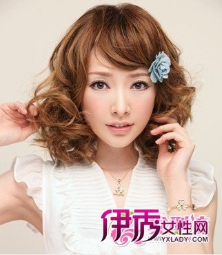 中短发卷发发型 中短发卷发发型图片_流行发型_