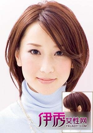 瓜子脸短发型设计5款时尚OL的精明之选_流行发型