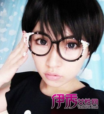 韩版<em>女学生短发发型</em>图片