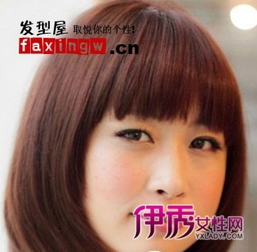 圆脸女生短发发型设计