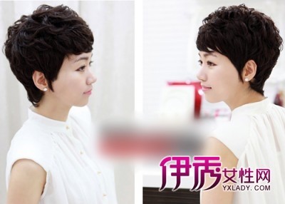 <em>离子烫短发发型</em>图片+时尚帅气