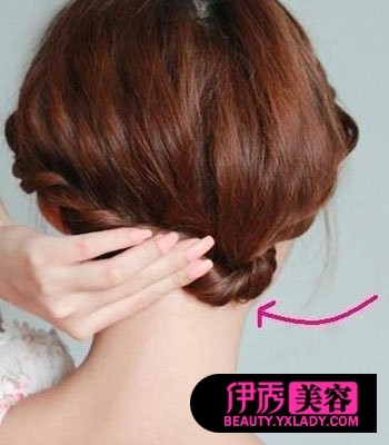 韩国发型扎法视频+圣诞浪漫编发