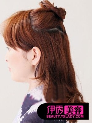 怎样梳头发好看视频 长发<em>梳头发型</em>(4)_DIY发型