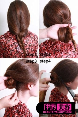 怎样<em>梳头发好看</em>视频+长发梳头发型