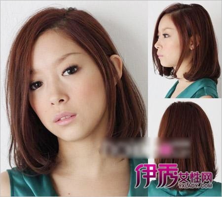 <em>时尚</em>又充满个性<em>中长发发型图片</em>