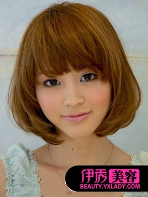 <em>中短发发型图片</em> 日本最具人气中短发发型(8)_流