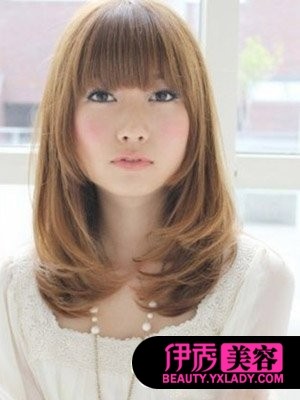 大波浪卷发+<em>头发硬</em>适合的发型