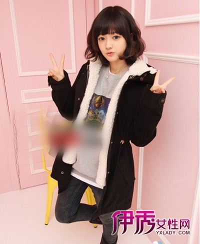 韩式短发烫发发型女_家具