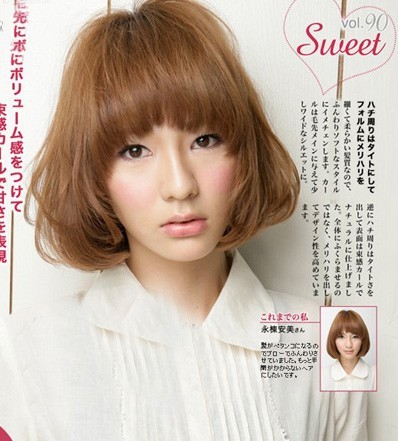 <em>齐刘海烫发发型图片</em>哈齐一族必备【图】_流行