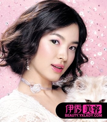 他们的世界 宋慧乔<em>娃娃脸发型</em>(27)_流行<em>发型</em>_