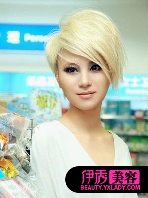 遮盖圆脸的短发