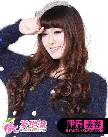 中发烫发发型+轻熟女的最爱