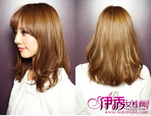 <em>微卷</em>空气感<em>刘海</em>中长卷发