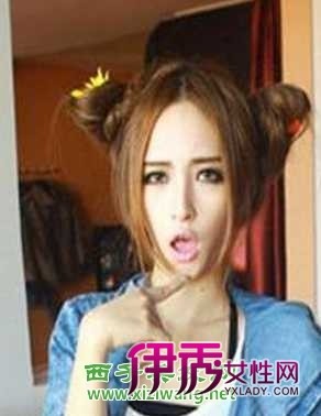 2012非主流女生<em>可爱发型扎法</em>_DIY发型_美容-
