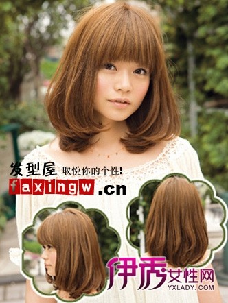 全方位展现日系<em>中发烫发发型</em>(5)_流行<em>发型</em>_美