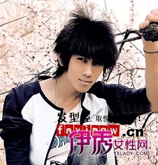 五款男生玉米烫发型图片