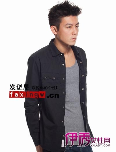 陈冠希2011年的新潮圆头发型