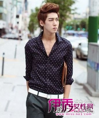 男士烫发发型图片